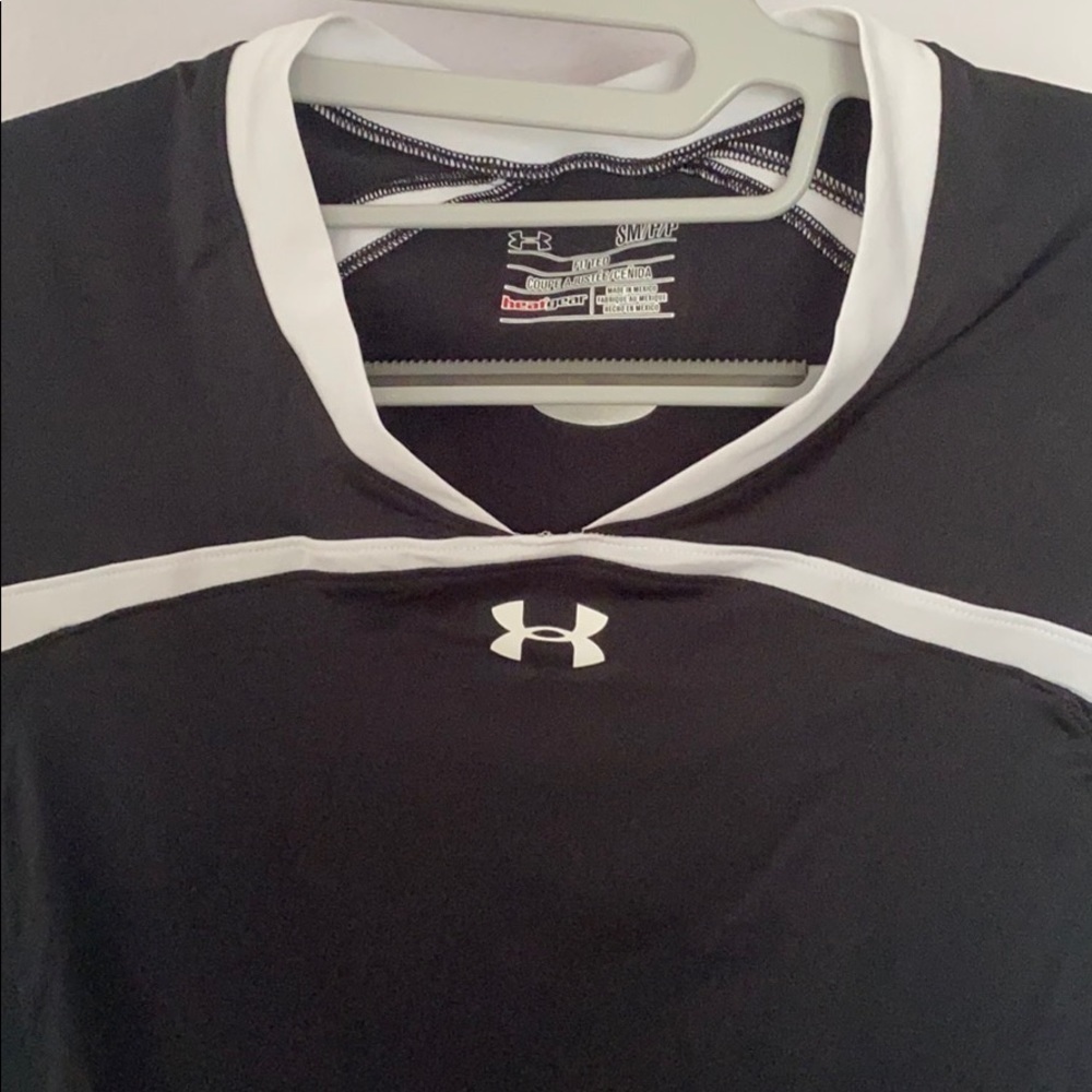 Under Armour Fitted Coupe Ajustee Black Shirt S - Picture 2 of 8